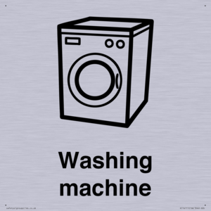 Dementia washing machine sign